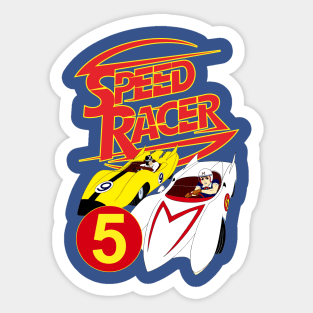 Mach 5 Speed Racer Fight Sticker